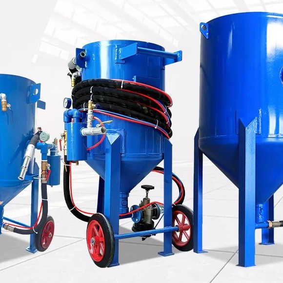 Shot blasting machine and parts